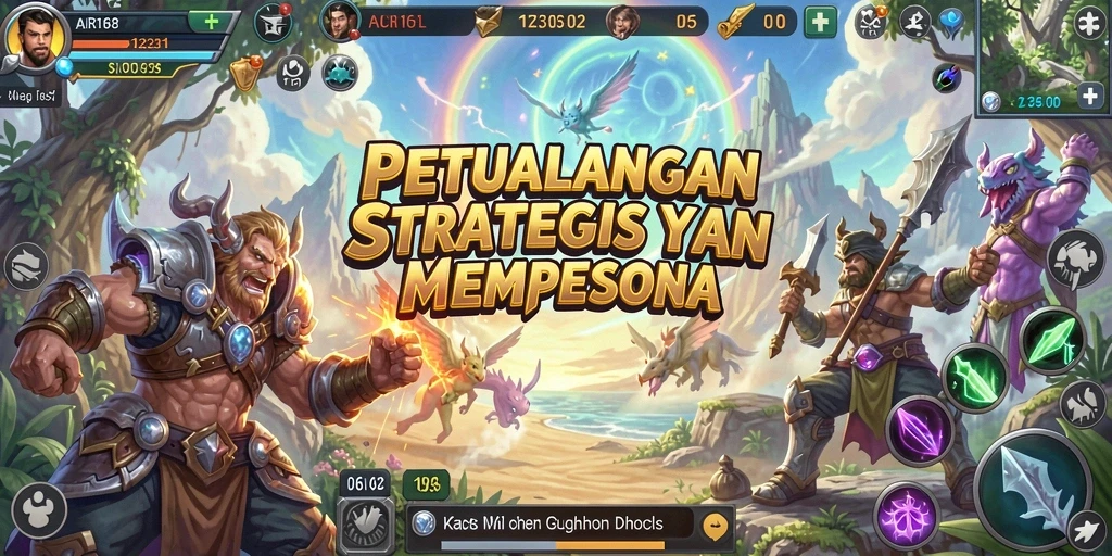 Tampilan gameplay SLG yang seru dan menantang.