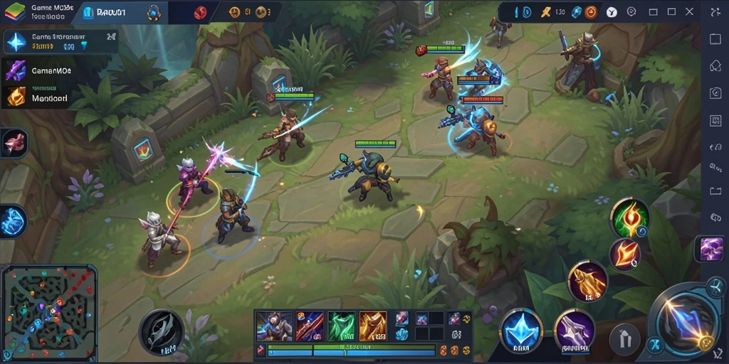 Tampilan gameplay seru dan kolaborasi tim di BARU01.