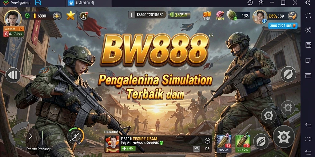 Tampilan dan gameplay BW888 dalam simulasi yang memikat.