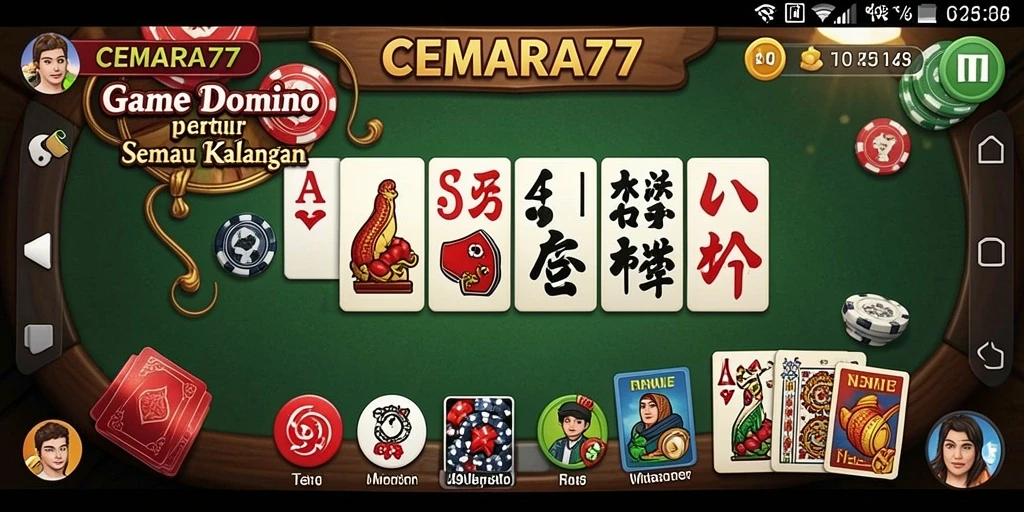 Tampilan gameplay CEMARA77 dengan grafis yang menarik.