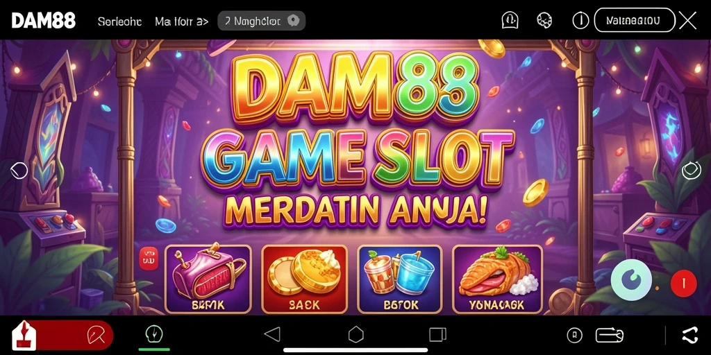 Screenshot dari gameplay seru DAM88 pada mesin slot.