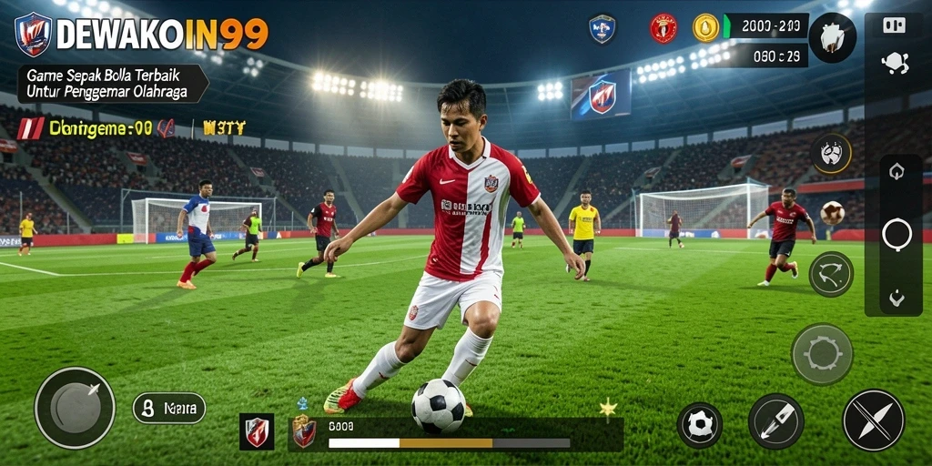 Tampilan gameplay yang mendebarkan pada DEWAKOIN99.