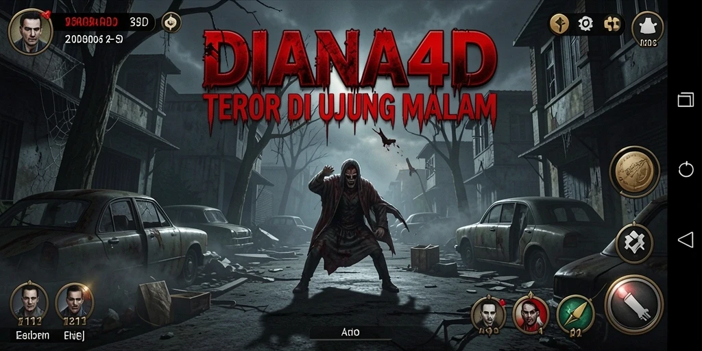 Screenshot DIANA4D menampilkan atmosfer mencekam dalam gameplay.