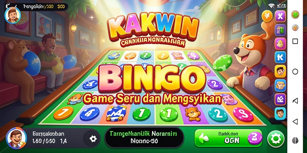 Gameplay menarik KAKWIN yang menampilkan keseruan Bingo.