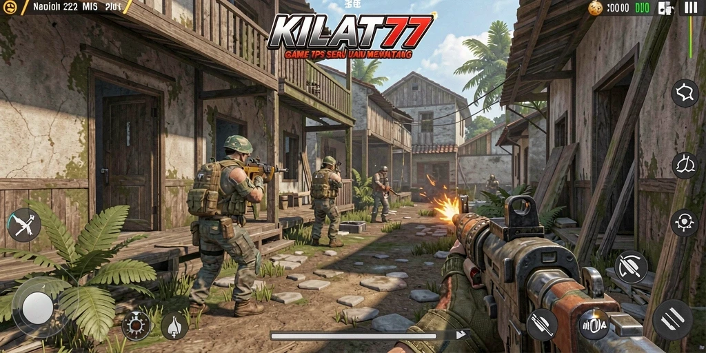 Tampilan menegangkan dalam pertempuran TPS KILAT77.