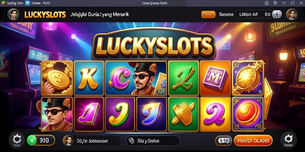 Tampilan gameplay Open World yang menakjubkan di LUCKYSLOTS.