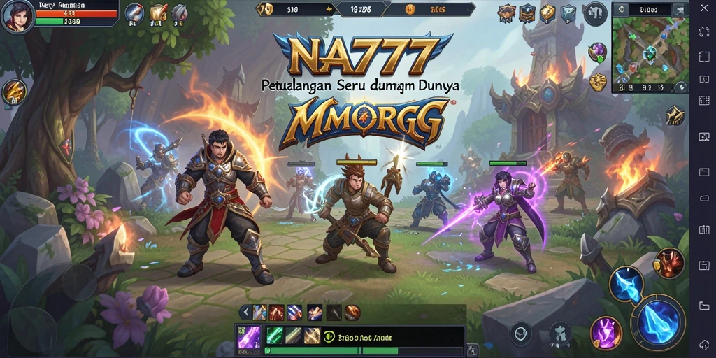 Tampilan gameplay NA777 yang menakjubkan dalam dunia MMORPG.