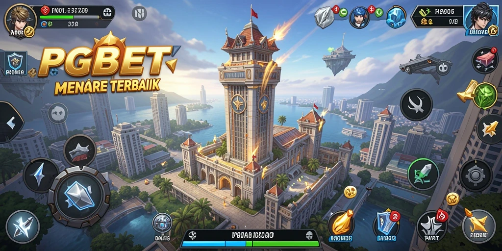 Screenshot gameplay PGBET menampilkan pertahanan menara yang epik.