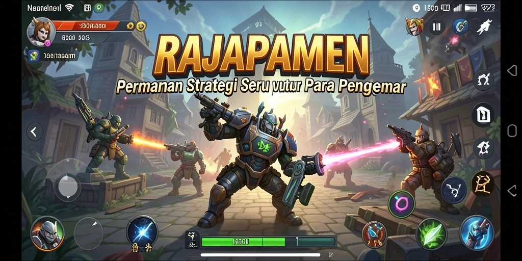 Tampilan menarik dari gameplay RAJAPAMEN yang menegangkan.