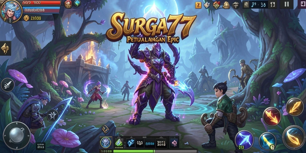 Gameplay SURGA77 dengan petualangan seru dan grafis menakjubkan.