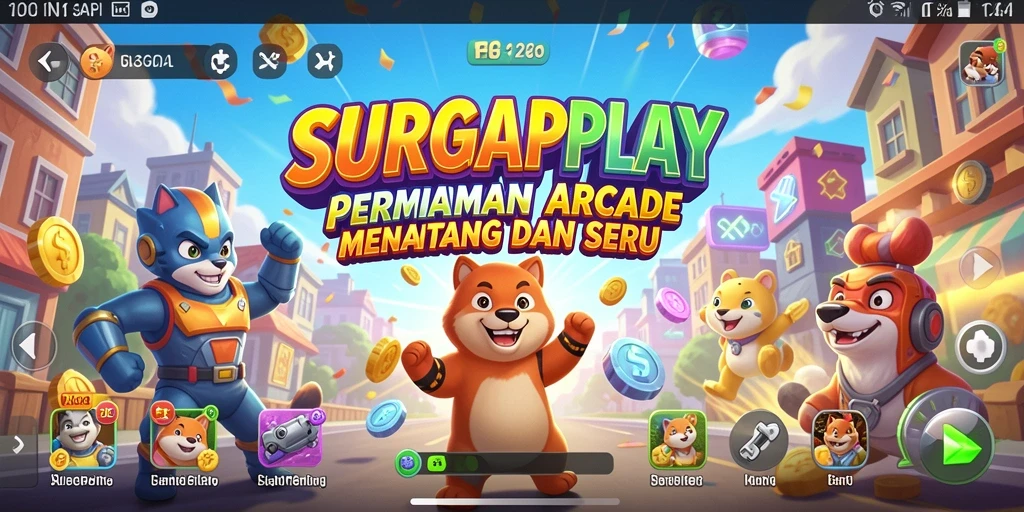 Tampilan gameplay SURGAPLAY yang seru dan menantang.