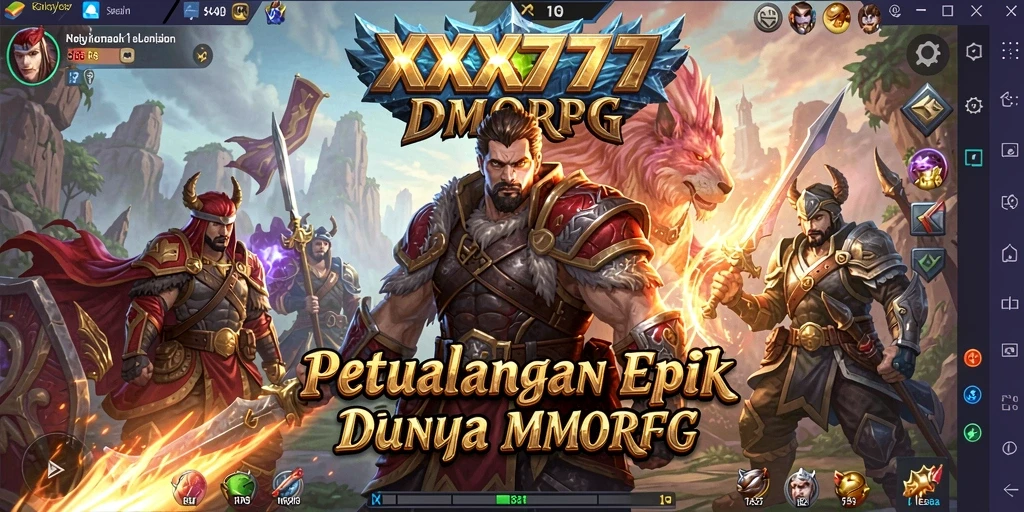 Gameplay menarik dari XXX777 dalam dunia MMORPG.